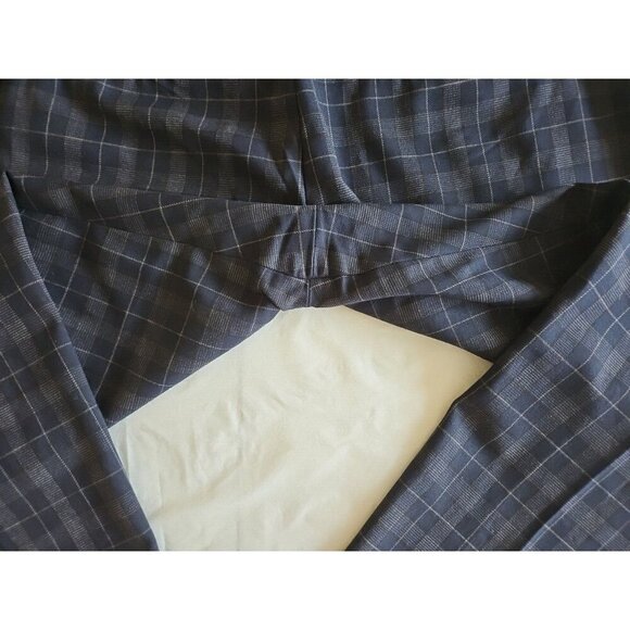 NYDJ Ankle Sz 14 Black Green Plaid Pants Lift Tuck Pull On Capsule Office Casual - Picture 14 of 14